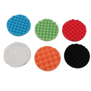 Automotive Sponge Polisher, Wet Dry Dual Use Easy Clean Polishing Sponge Kit  for Cars Washing Cleaning Dust Removal