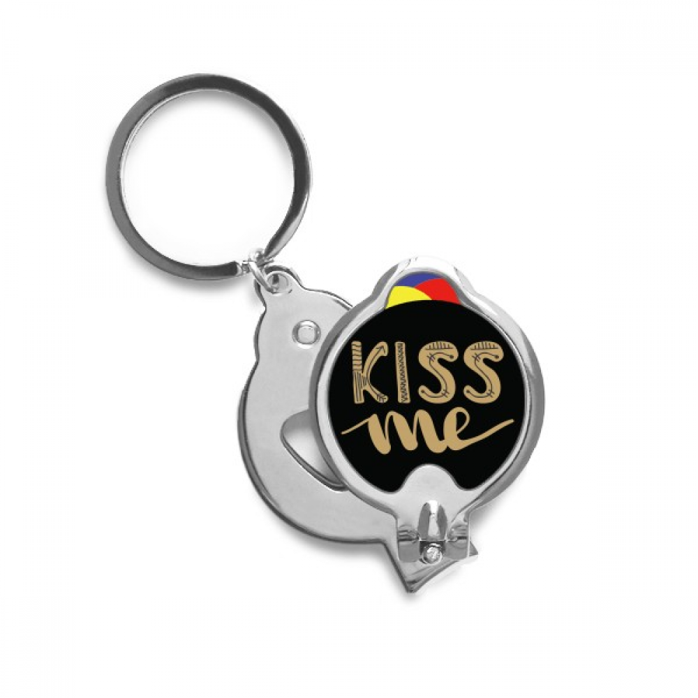 kiss me Citation Coupe-Ongles en Acier Inoxydable