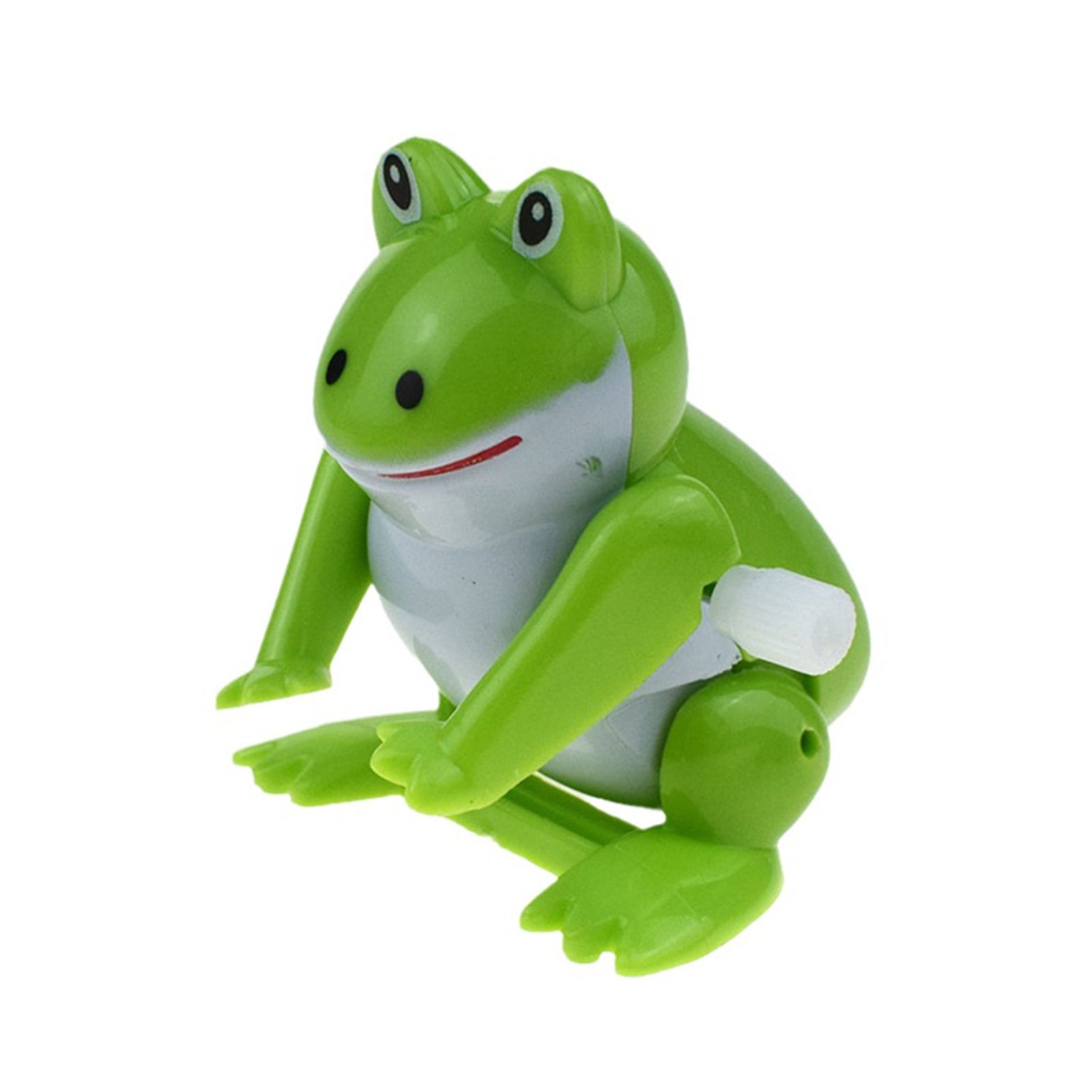 Backflip Frog Toy Cute Animal Shape Funny Small Smooth Green