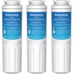 Waterdrop EDR4RXD1 Filtre d'eau de réfrigérateur, compatible avec Everydrop par Filtre Whirlpool 4, UKF8001, 4396395, 469006, Puriflean II, paquet de 3