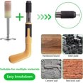 thumbnail image 4 of Shsling 200 Pcs Clous Manuels pour Béton, Mini Clous, Clous Ronds pour Clous en Acier et Béton, 7,3 mm - l'Outil Parfait pour Tous Vos Projets de Fixation, 4 of 5