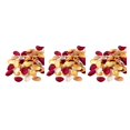 thumbnail image 4 of mmirethe 400pcs Polyester Silk Rose Petals Add Beauty To DIY Environmentally Friendly winered assortedcolor 3Set, 4 of 6