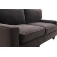 thumbnail image 5 of Serta Palisades 78" Sofa in Dark Brown, 5 of 5