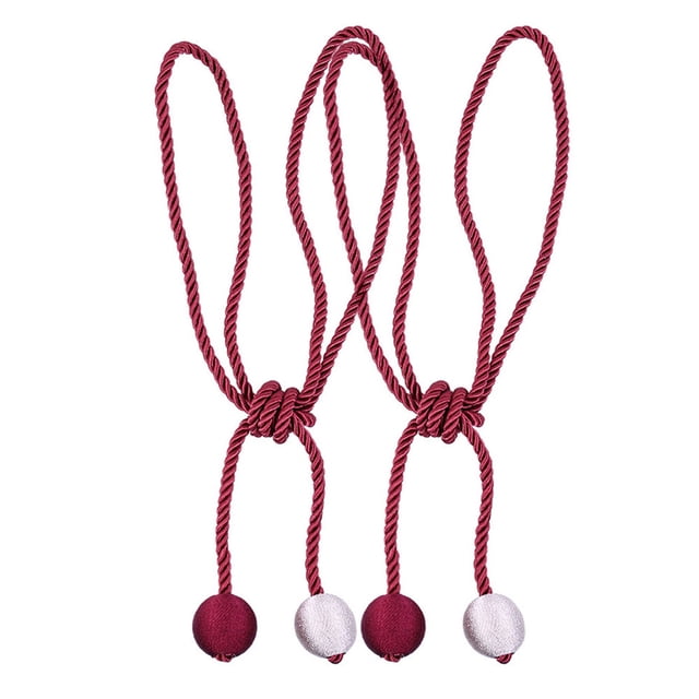 Agiferg Corde de Rideau Rétro pour Fenêtre, Boucle, Embrasses, Embrasses, Boule Suspendue pour Rideau