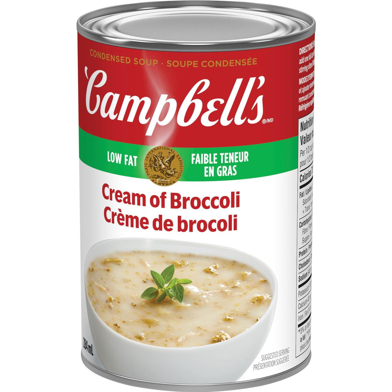 Campbell's Low Fat Cream of Broccoli Condensed Soup, Shelf Stable