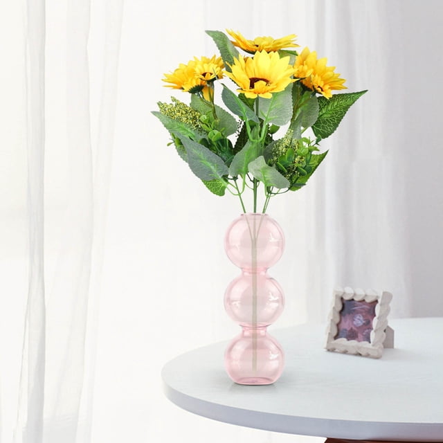 Vaidha Glass Flower Base Vase Glass Planter Airplant