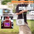 thumbnail image 4 of XYX for iPad Mini 7th/6th Gen Case 8.3 inch 2024/2021, 360 Rotating Hand Grip, Shoulder Strap, Heavy Duty Drop Protection, Khaki, 4 of 7