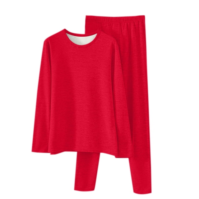 WAENQINLA Ensemble de sous-Vêtements Thermiques pour Homme Couche de Base Caleçons Longs Doux pour Ski Randonnée Camping Coupe Ajustée Col Ras du Cou Ensemble Haut et Bas