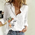 thumbnail image 1 of Cardigan pour Femmes Femmes Imprimé Coton Manches Longues Camisole Carrière Bloues Cardigans Hauts en Liquidation, 1 of 6