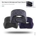 thumbnail image 4 of Bandeau Unisexe d'Hiver pour l'Extérieur : Cache-Oreilles en Molleton à Bande Magique Ajustable pour la Course, le Vélo et la Randonnée – Accessoire Chaud, Confortable et Durable pour Temps Froid (MST-YL-HR-02, Bleu Marine, Taille Unique) avec 1-3, 4 of 6