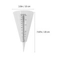 thumbnail image 3 of Miangastore 2 Pcs Bouchon de Jauge de Pluie en Forme de Cône Transparent, 3 of 8
