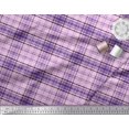 thumbnail image 2 of Soimoi Poly Georgette Fabric Window Pane Check Decor Fabric Printed Yard 52 Inch Wide, 2 of 4