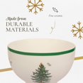 thumbnail image 4 of Holiday Ceramic Christmas Dinnerware & Cutlery Set with Festive Tree Plates, Bowls, Mugs, Saucers for Holiday Dining, 4 of 7