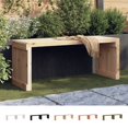 thumbnail image 2 of vidaXL Patio Bench Extendable Garden Bench Outdoor Seating Solid Wood Pine, 2 of 6