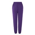 thumbnail image 3 of Timegard Sweatpants for Women Joggers Elastic Waist Drawstring Fall Winter Casual Comfy Pants with Pockets, 3 of 6