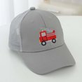 thumbnail image 2 of MIASHUI Cute Embroidery Kids Baseball Cap Adjustable Mesh Hat for Boys Girls,Grey,2-8 Years, 2 of 6