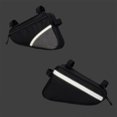 thumbnail image 4 of Cycling Front Bag Reflective Strip Bike Bag Triangle Bike Bag Bike Pouch for Outdoor, 4 of 9