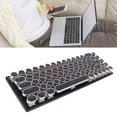 thumbnail image 1 of Clavier de Jeu RVB, Clavier Filaire Compact à 68 Touches avec Rétroéclairage LED 60 % Sensation Mécanique, Branchement pour PC, Jeu, Affaires, Travail, 1 of 7