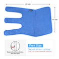thumbnail image 4 of TOPINCN 2 Pack Adjustable Calf Compression Brace Shin Support Wrap Lower Leg Sleeve, Support Wrap, 4 of 8