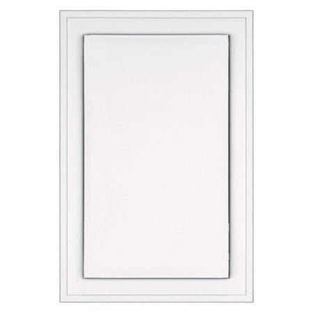 Builders Edge 130120001001 Mounting Block, White, 2 Pack