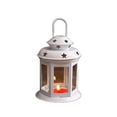 thumbnail image 3 of Candle Box Star Pattern European Candlestick with Handle Ornament Metal Castle-Shaped Retro Hanging Lantern Living-Room Tabletop Ornament White, 3 of 7