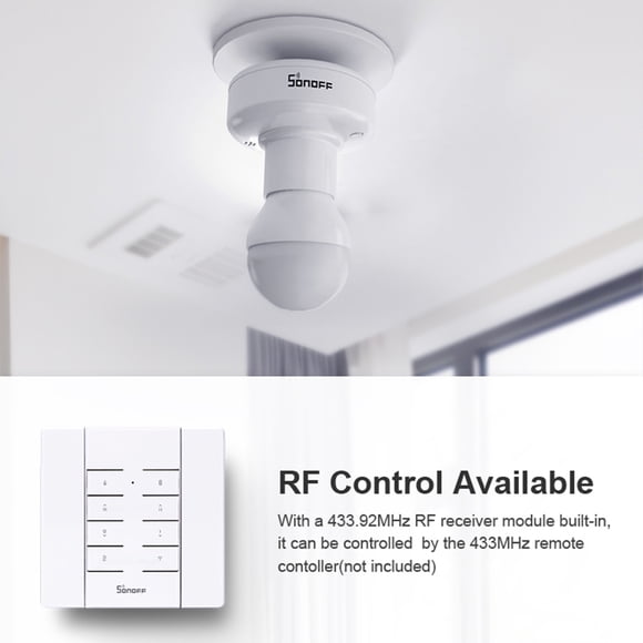 SONOFF Slampher R2 Bulb Holder E27 WiFi Wireless Smart Function Bulb Holder Light Holder Support Voice Control Timing Function