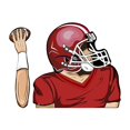 thumbnail image 1 of TopLLC Football Quarterback Wiper Stickers Car Windshield Wiper Stickers Car Car Stickers, 1 of 8