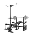 thumbnail image 2 of BeesClover Olympic Weight Bench for Home Gym, 7-in-1 Multi-Function Bench Press Set with Leg Extension/Curl, Lat Pulldown & Preacher Curl, 2 of 8