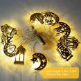 thumbnail image 4 of 5ft 10LED Eid Ramadan String Lights Moon Shaped Lantern Lamp, 4 of 7