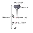 thumbnail image 3 of Barre de Curling Murale pour Salle de Bain Support Sèche-Cheveux Sans Perçage, 3 of 5