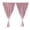 E, variant on Self Curtain with Hidden Design French Door Panel Lace Window Privacy Solution for Indoor Living Spaces No Drilling Required Polyester Curtain for Bedroom Living Room Patio