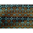 thumbnail image 4 of oneOone Popeline de Coton Tissu Tourbillon Ikat Tissu de Décoration Imprimé BTY 56 Pouces de Large, 4 of 4