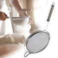 thumbnail image 1 of Deals! Gspmoly Stainless Steel Filter Screen Fine Household Juicer Filter Screen Kitchen Spoon Deals, 1 of 7