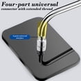 thumbnail image 5 of EGNMCR Bathroom Accessories Overhead Shower Pressurized Top Spray Shower Universal Adjustment Nozzle Strong Water Output Durability Beautiful Oversized Panel Pressurized Water Output shower head, 5 of 5