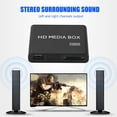 thumbnail image 3 of Media Player, Auto Recognition Output HD Media Player Stereo Surrounding Sound Wide Compatibility 110-240V Dataloss Transmission  for Home Office, 3 of 7