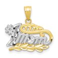 thumbnail image 1 of Pendentif Breloque Collier Meilleure Maman en Or Jaune 10k, 1 of 6