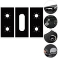 thumbnail image 2 of Stove Top Protector Liners for Gas And Electric Ranges, Glass Fiber Construction with High-Temperature Resistance, Easy Maintenance with Dishwasher Safe Design, Cut-To-Size , 1 Set of Fireproof Mats, 2 of 6