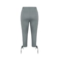 thumbnail image 4 of Leggings Capris Unis pour Filles Leggings Raccourcis d'Été pour Danse Décontractée Gris 3 Ans, 4 of 8