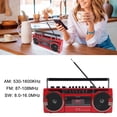 thumbnail image 3 of Portable Cassette Player AM  Radio Stereo - Casette Tape Player Recorder, Retro Cassette Tape Player Recorder with Bluetooth Speaker,Tape Recorder Cassette Player, 3 of 7