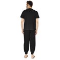 thumbnail image 4 of Inkmeso Ensemble de Pyjama Uni pour Hommes, Manches Courtes, Vêtement de Nuit à Col Rond, Ensemble de Pj, 4 of 7