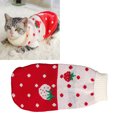 thumbnail image 1 of <p>Pet Pullover Clothes, Cat Sweater Stylish Warm High Collar  For Party For Wedding</p>, 1 of 8