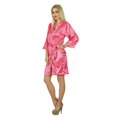 thumbnail image 2 of Bimba Women Rayon Kimono Sleeve Robe Bridesmaid Getting Ready Lace Coverup, 2 of 6