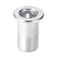 thumbnail image 4 of Uxcell Aluminium Alloy Knurled Flat Head Threaded Insert Nut #10-24 25 Pcs, 4 of 6