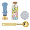 thumbnail image 3 of Wax Seal , Exquisite Convenient Retro Wax Seal  Kit  for DIY Projects for Weddings for Greeting Cards for Invitations Green Long Box-dark Green Handle,Blue Long Box-dream Blue, 3 of 8