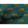 thumbnail image 4 of oneOone Cotton Cambric Fabric Elephant Block Printed Craft Fabric BTY 56 Inch Wide, 4 of 4