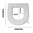 thumbnail image 4 of Feltree All-Weather EVA Toilet Seat Cover with Adhesive Backing, Waterproof Commode Cushion for Elderly Comfort & Easy Installation, 4 of 8