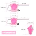 thumbnail image 4 of Unique Bargains 6pcs Outdoor Sports Protective Gear Elbow Knee Pad Support Palm Wrist Guard Set, 4 of 6