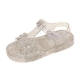 thumbnail image 1 of Girls' Soft-Soled Comfortable Crystal Shoes Spring/Summer Style Jelly Princess Shoes Children's Beach Sandals, 1 of 9