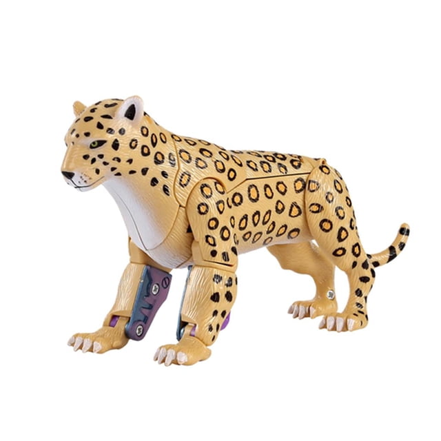 KLKCMS Figurines d'Animaux de Transformation Jouets Robot Jouet Éducatif pour Enfants Cheetah. une Figurine Cheetah Multicolore avec des Détails Réalistes et des Articulations de Transformation Visibles, Fabriquée en Plastique ABS. le Jouet Présente une Finition Soignée avec des Articulations Flexibles et Déformables et une Posture stable à Quatre Pattes. Convient à l'Apprentissage STIM et au Jeu Imaginatif.