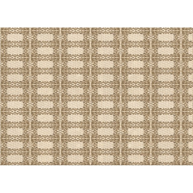 Ahgly Company Tapis d'Intérieur Lavables à la Machine Rectangle Transitionnel Doré Blond Doré, 5' x 8'